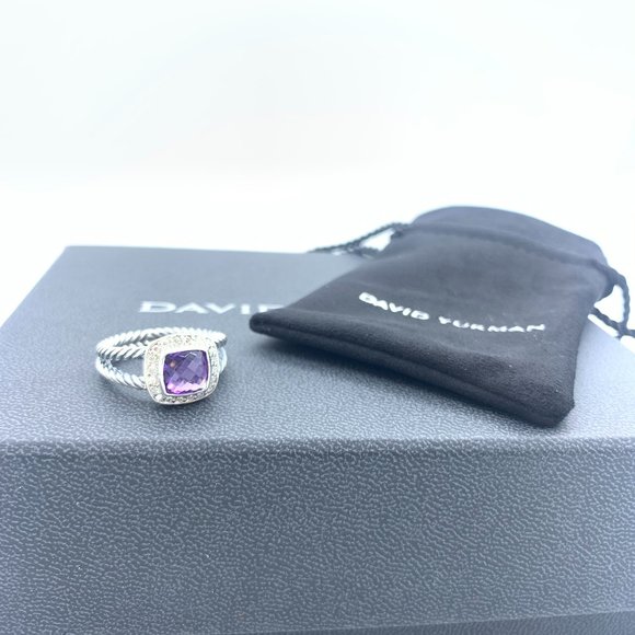 David Yurman Jewelry - David Yurman Amethyst Petite Albion Ring